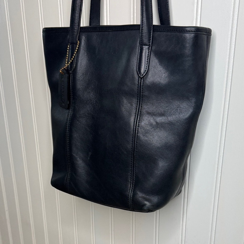 COACH Vintage Leather Legacy Lunch Tote Shopper 9077‎ Two Strap Shoulder Bag - Picture 4 of 17